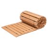 8 ft L x 17 in W Straight Wooden Garden Pathway Roll Out Garden Walkway