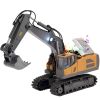 Remote Control Excavator Toy 11 Channel 1:20 Scale RC Excavator Digger for Kids