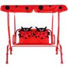 2 Person Kids Patio Swing Porch Bench with Canopy