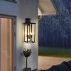 (Same as W1340119951/L1013) 4-Light Black Outdoor Wall Light (No Bulbs)