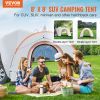 SUV Camping Tent, 8'-8' SUV Tent Attachment for Camping with Rain Layer and Carry Bag, PU2000mm Double Layer Truck Tent, Accommodate 6-8 Person
