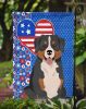 Bernese Mountain Dog USA American Garden Flag Mailbox Flag Decorative Yard Flag Banner Outside Patio Artwork Yard Flower Beds, Garden Size, Multicolor