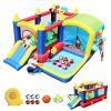 7 in 1 Inflatable Bounce House, Bouncy House with Ball Pit for Kids Indoor Outdoor Party Family Fun, Obstacles