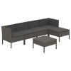 Garden Lounge Set Grey