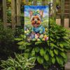 Silky Terrier Easter Egg Hunt Garden Flag Mailbox Flag Decorative Yard Flag Banner Outside Patio Artwork Yard Flower Beds, Garden Size, Multicolor