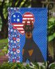 Black and Tan Doberman Pinscher USA American Garden Flag Mailbox Flag Decorative Yard Flag Banner Outside Patio Artwork Yard Flower Beds, Garden Size
