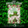 Garden Flag Happy St. Patrick's Day Leprechaun Gnome 12x18 inch Blockout Fabric Double Sided