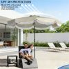Terrace umbrella, outdoor umbrella, market umbrella, courtyard umbrella (without base)