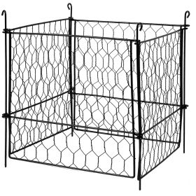 4 Pack Plant Protector from Animals, 13.4'' x 13.4'' Chicken Wire Plant Protector, Plant Cages for Outdoor Plants, Flowers & Vegetables