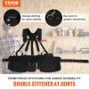 VEVOR Tool Belt with Suspenders, 29 Pockets, 29-54 inches Adjustable Waist Size, Tool Belts for Men
