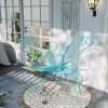 50" Sturdy Iron Butterfly Bench for Outdoor Spaces – Porch, Lawn, Garden & Yard Seating