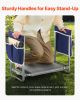 Garden Kneeler 11" EVA Pad 2 in 1 Folding Garden Stool Heavy Duty Garden Bench
