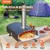 Outdoor Oven 12-inch Pellet and Charcoal Fired Maker, Portable Outside Stainless Steel Grill with Pizza Stone, Waterproof Cover, Shovel
