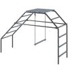 Chicken Coop Perches with Adjustable Swing, 10 Roosting Bars, for Backyard, Farm