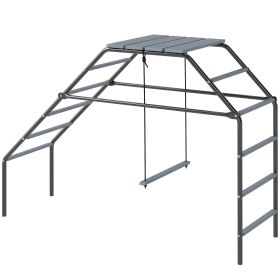 Chicken Coop Perches with Adjustable Swing, 10 Roosting Bars, for Backyard, Farm