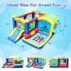 7 in 1 Inflatable Bounce House, Bouncy House with Ball Pit for Kids Indoor Outdoor Party Family Fun, Obstacles