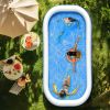 Inflatable Pool for Kids and Adults, 120" X 72" X 22" Oversized Thickened Family Swimming Pool for Toddlers, Outdoor, Garden, Backyard