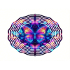 3D Metal Blue Butterfly Wind Spinner: Yard and Garden Decoration, 25.4cm Kinetic Outdoor Spinner, Spinfinity Wind Sculpture, No Feather, Classic Style