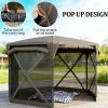 Pop up sunshade, pavilion, carport, brown