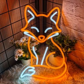 Fox Neon Sign for Wall DÃ©cor Fox Sign Dimmable LED Light Decor