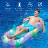 LED Pool Lounge – Inflatable Light-Up Floating Lounger with Waterproof Color-Changing LEDs
