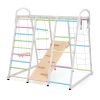 Colorful Multi-Function Steel-Wood Climbing Frame - Colorful