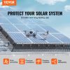8 inch x 100ft Solar Panel Bird Guard, Critter Guard Roll Kit with Rust-proof PVC Coating, Solar Panel Guard with 50pcs Tire Wires