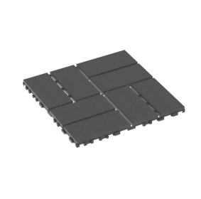 Waterproof, Wear-resistant, DIY Assembly, Garden, Courtyard, Balcony,plastic Flooring-Minor Eights Wood Grain-It Is Forbidden To Sell On The Temu Plat (Option: Dark gray)