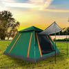 4-5 Person Pop-Up Camping Tent, Instant Setup Family Tent with 2 Mosquito Nets Windows, Portable for Hiking, Backpacking & Outdoor Adventures