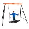 Metal Swing Stand Swing Sets for Backyard,Powder Coated Swing Frame of Swing Set with Extra Side Bars