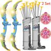 Bow and Arrow Set for Kids, Toyokar Archery Set Toy with Light-up LEDs, 10 suction bows and arrows