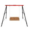 Swing Sets for Backyard, Outdoor Porch Swing Frame, Hammock Chair Stand Only, Max Load 550Lbs A-Frame Swing Stand, Swing Set for Patio, Playground