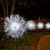 120 LED Solar Fireworks Lights, Starburst Fairy Lights with 8 Lighting Modes, IP4X, Solar Powered Pathway Lights for Patio, Yard