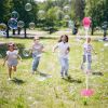 3 In 1 Standing Bubble Machines with Colorful Lights and Music Rechargeable Bubble Maker Stands with 2 Modes 3 Adjustable Height for Party Wedding Ind