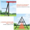 Swing Sets for Backyard, Outdoor Porch Swing Frame, Hammock Chair Stand Only, Max Load 550Lbs A-Frame Swing Stand, Swing Set for Patio, Playground