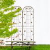 2 Pack Metal Garden Trellis 86.7" x 19.7" Rustproof Trellis for Climbing Plants Outdoor Flower Support