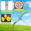 Bow and Arrow Set for Kids, Toyokar Archery Set Toy with Light-up LEDs, 10 suction bows and arrows