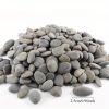 Polished Pebble Gravels, Natural Polished Mixed - Color Stones, Small Decorative River Rocks. 1.8 - 2.6 Inch, Ideal for Flower Pots, Vases, Aquariums