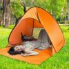 Pop Up Beach Tent Shade Shelter Anti-UV Automatic Pop Up Waterproof Tent Canopy for 2/3 Man with Net Window Storage Bag