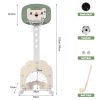 3-in-1 Adjustable Kids Basketball Hoop Sports Set